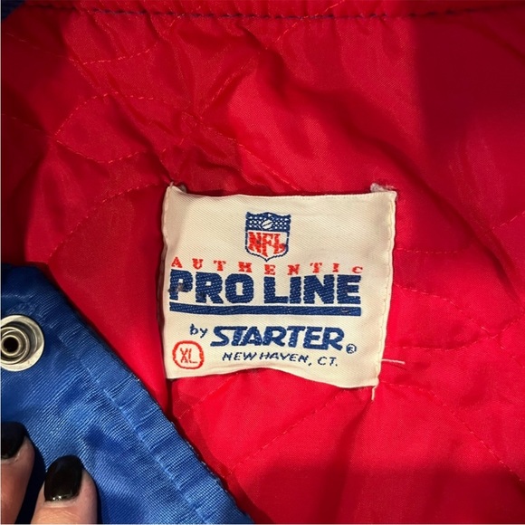 NEW YORK GIANTS VINTAGE 90S JACKET SIZE XL EUC - Picture 5 of 8